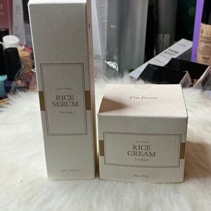 Rice Serum and Cream Set - White